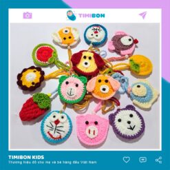 Túi Đựng Tỏi Cho Bé Vải Len Móc Hàng Việt Nam