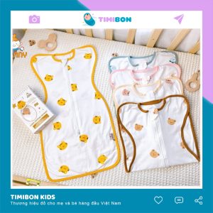 Nhộng Chũn Cho Bé Ngủ Ngon Chất Petit Thun Lạnh Mềm Mại Co Giãn Đàn Hồi [NHỘNG-TL]