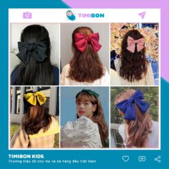 Kẹp Tóc Hình Nơ Bản To Phong Cách Hàn Quốc KT43