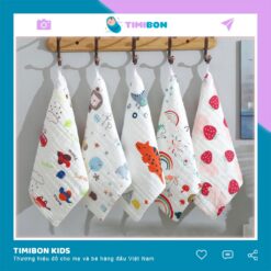 Khăn Mặt Xô 6 Lớp Rửa Mặt Cho Bé