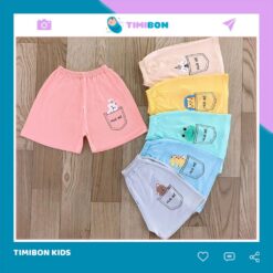 [ Vải Petit Mềm ] Quần Chục Đùi In Hình Cute Cho Bé Sơ Sinh - 13kg [Q01]