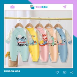 [ Chất Petit Mềm ] Body Dài Tay Cho Bé Trai Bé Gái Mẫu Quần Áo Trẻ Em Sơ Sinh Liền Thân Bodysuit - [BDD64]