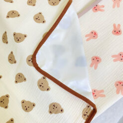 Tấm lót chống thấm xô Muslin cao cấp size 50x70cm thoáng mát, mềm mại, tiện lợi cho bé