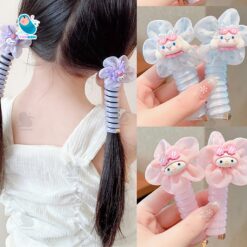 Dây Buộc Tóc Xoắn Lò Xo Cầu Vồng Dễ Thương Cho Bé Gái – Phụ Kiện Tóc Hot Trend [DBT01]